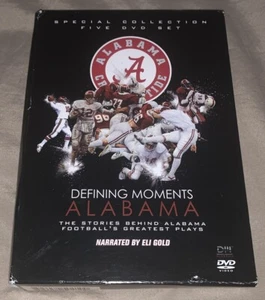 Defining Moments: Alabama Football 2008 ~ 5 DVD Box Set Crimson Tide Eli Gold - Imagen 1 de 3