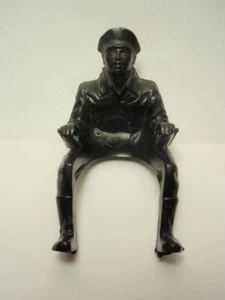 Vintage Hubley Black Plastic Motorcycle Driver ONLY - Picture 1 of 3