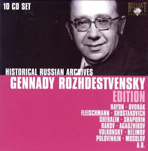 Gennady Rozhdestvensky - Historical Russian Archives (10 CDs, Brilliant) - Picture 1 of 2