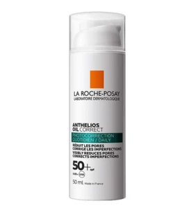 La Roche-Posay ANTHELIOS Oil Correct SPF50+ 1.7oz (50ml) Gel-Cream for Oily Skin - Picture 1 of 1