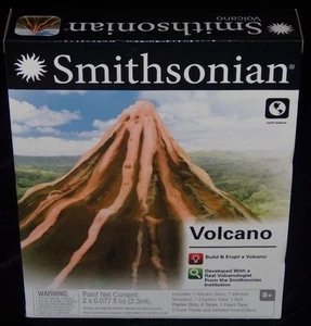 Smithsonian Build Erupt Volcano Earth Science Fair Volcanologist Kit Set New Box - Picture 1 of 1