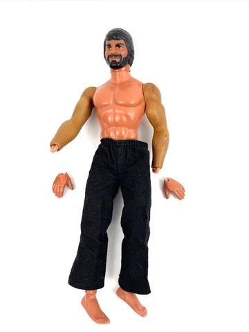 Vintage 1971 Mattel Big Jim The Whip Action Figure Wolf Clothes Cover