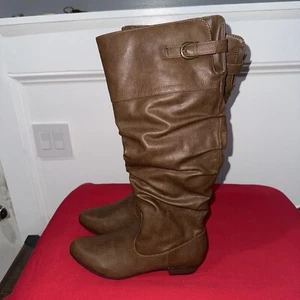 Candies Cawinni Brown Knee High Boots - Picture 1 of 9