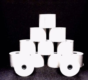 Lot 12 Rolls 2-1/4 x 230' 1-Ply Thermal Paper POS Cash Register Tape paper - Picture 1 of 2