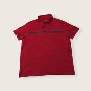George Mens Moisture Wicking Stretch Red Short Sleeve Polo XL - Picture 1 of 5