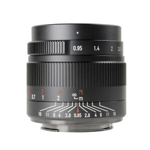 Secondhand 7artisans 35mm F0.95 Large Aperture Lens For FX/M43/SONY E/EOS-M/Z