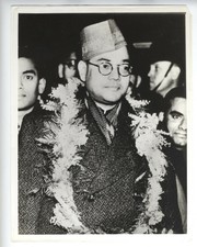1938 ORIGINAL INDIA LEADER RARE PHOTO SUBHAS CHANDRA BOSE INDIAN VINTAGE