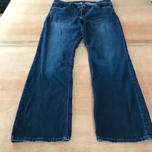 White House Black Market the Boot Bootcut Jeans Women 14P Blue Mid Rise Preppy - Picture 1 of 12