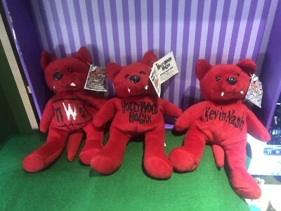 LOT OF 3 WCW NWO NITROS BEARS THE PAC KEVIN NASH HOLLYWOOD HULK HOGAN - Image 1 of 4