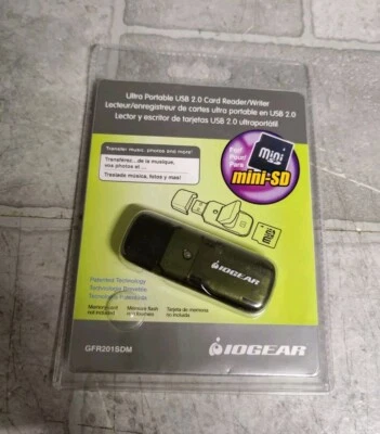 NEW iOGEAR Ultra Portable USB 2.0 Card Reader/Writer  - Image 1 of 3