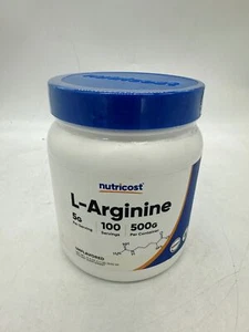 Nutricost L-Arginine Powder 500g Premium Amino Acid Supplement - Picture 1 of 4