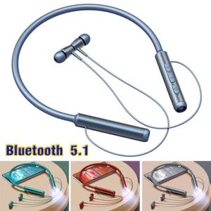 Bluetooth Neckband Headset Wireless Headphones In-Ear For Samsung Note 10+ 9 8 5 - Picture 1 of 44
