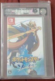 VGA Graded 85 NM+ Pok&eacute;mon Sword Japanese Version Nintendo Switch 2019 WATA