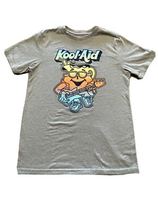 Kool-Aid Tshirt Size XL Youth 14 16 Gray Rainbow - Picture 1 of 7
