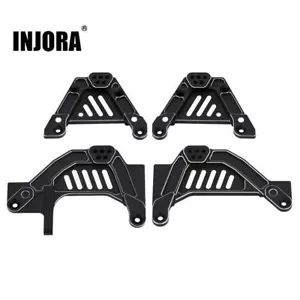 INJORA CNC Front & Rear Shock Towers Mount Bracket for 1/6 RC Crawler Axial SCX6 - Picture 1 of 12