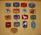 Vintage Dog Breeds Embroidered Sew-On Patches (sold separately)