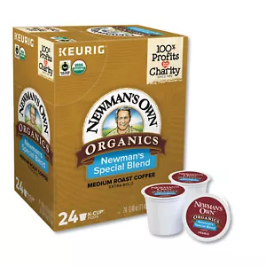 Newman's Own Organics Special Blend Coffee K-Cups, 24/Box - Picture 1 of 1