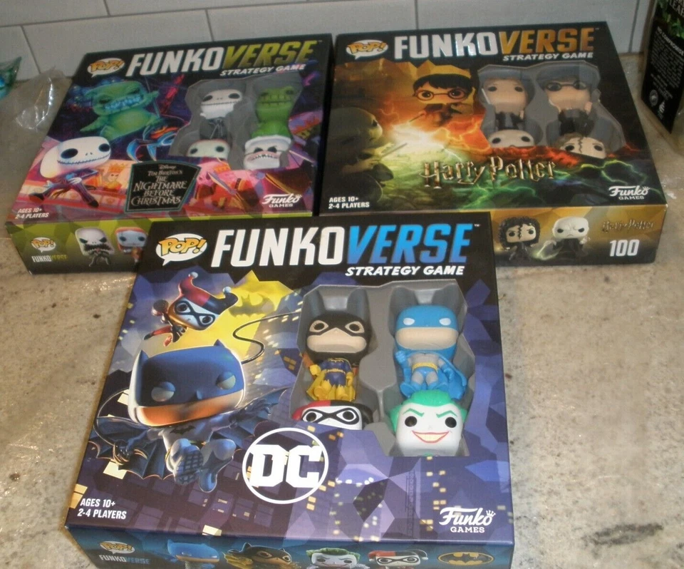 NEW POP FUNKOVERSE STRATEGY GAME HARRY POTTER, DC, NIGHTMARE (YOU CHOOSE) - Image 1 of 1