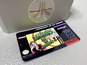 Zombies Ate My Neighbors (SNES) Super Nintendo Replacement Game Label - Picture 1 of 1