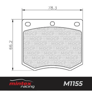 Pastillas de freno de alto rendimiento Mintex Racing MGB633 M1155 - Imagen 1 de 1