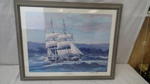 1977 " WANDERER " BY MICHAEL BLASER SIGNED PRINT FRAMED LIMITED EDITION 588/825 - Picture 1 of 7
