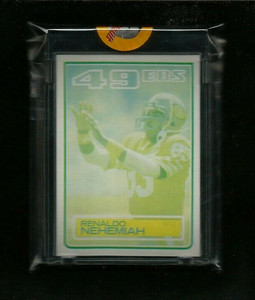 Renaldo Nehemiah 1983 Topps VAULT PROOF RC w/ COA Sealed and Uncirculated 49'ers
