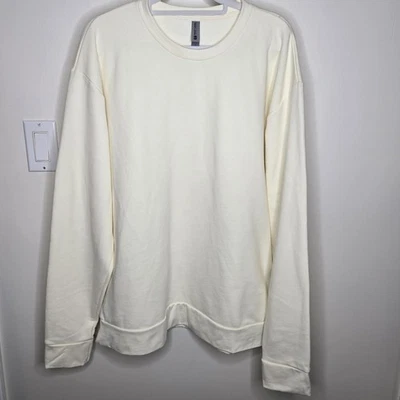 Sudadera Next Level Apparel para mujer marfil talla grande Foto 1 de 4