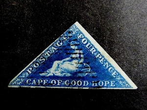 nystamps Britisches Kap der Guten Hoffnung Briefmarke # 2 gebraucht 170 $ N21y662 - Bild 1 von 2