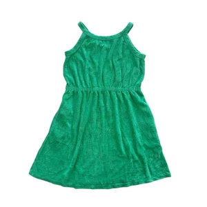 Hanna Andersson Green Terry Beach Dress size 12 - Picture 1 of 6