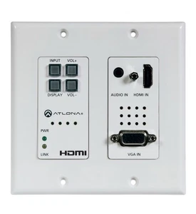 NEW Atlona AT-HDVS-200-TX-WP HDMI/VGA Wall Plate Switcher with HDBaseT - Picture 1 of 1