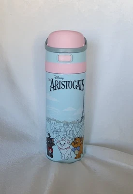 Botella de agua Disney The Aristocats Kittens Paris Skyline Foto 1 de 4