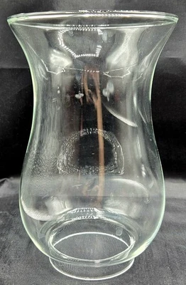 6" H Clear Glass Chimney Sconce Hurricane Globe Shade Replacement 2-1/4" Fitter - Image 1 of 4
