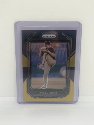 2023 Panini Prizm - #167 Dylan Lesko Black Gold /5 - Image 1 of 2