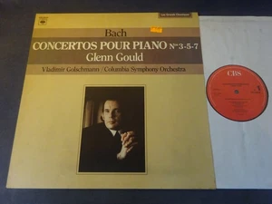 BACH - PIANO CONCERTOS 3, 5 & 7 LP, Columbia S/O, Glenn Gould, CBS 60028 - Imagen 1 de 4