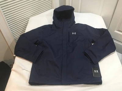 NWT $200.00 Under Armour Mens Storm Porter 3-In-1 Jacket Navy Sz LARGE - Image 1 of 3