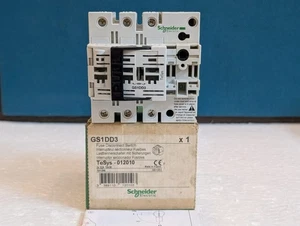 SCHNEIDER GS1DD3 SICHERUNGSTRENNSCHALTER TESYS-012010 3X32A 10X38 7V1246 - Bild 1 von 12