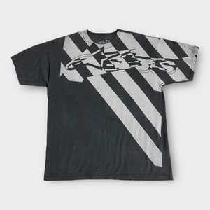 AlpineStars T-Shirt Uomo XL Nera Grande Logo Grafica Moto Pinkman Grunge Y2K Vintage - Foto 1 di 20