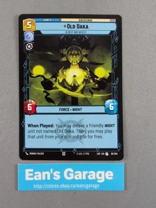 Star Wars Unlimited Old Daka LOF 36/264 poco común - como nuevo - Imagen 1 de 2