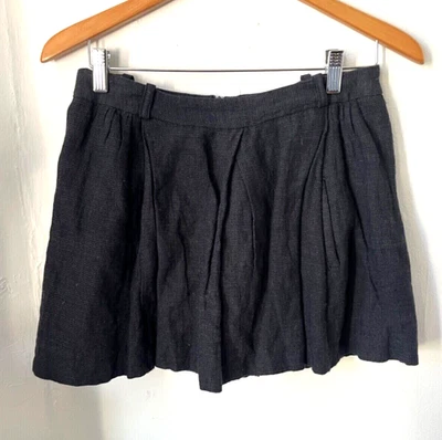 Minifalda para mujer MAJE negra mezcla de algodón talla pequeña Foto 1 de 3