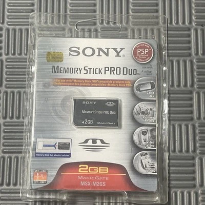 Sony 2 GB Memory Stick Pro Dou For Use With PlayStation Portable MSX-2GS NEW - Image 1 of 2