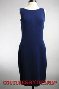 Vestido vaina tejido Santana St John Knits verde mallardo talla 4 nuevo con etiquetas precio de venta sugerido por el fabricante $1250 - Imagen 1 de 2