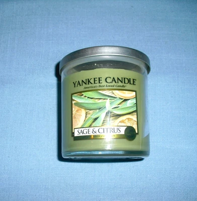 NEW Yankee Candle Sage and Citrus Scented 7 oz Tumbler Jar with Lid - Image 1 of 3