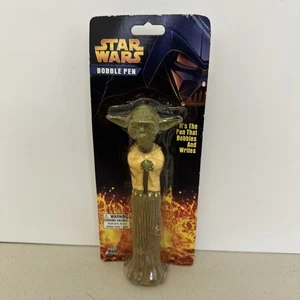 2005 Star Wars Yoda Bobble Head Pen Comic Images Lucasfilm Fan Club - Picture 1 of 9