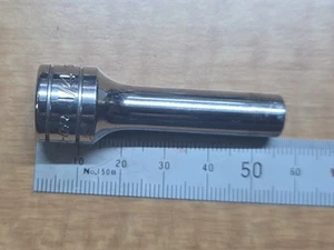 Snap-on Tools SF081 3/8" Drive 12-POINT SAE 1/4” DEEP Chrome Socket USA - Picture 1 of 4