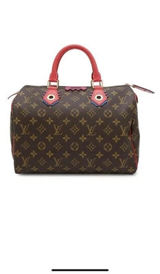 LOUIS VUITTON Totem Speedy Size 30 Monogram Flamingo M41665 Authentic - Image 1 of 4