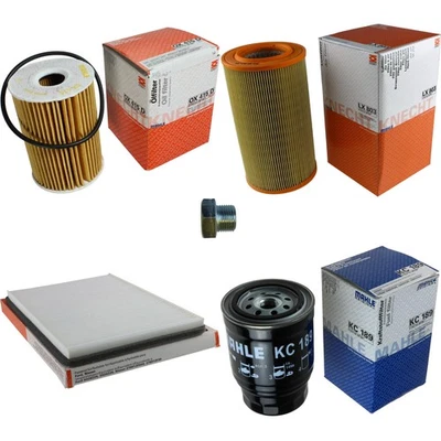 MAHLE Inspection Set Filtre Compatible Pour Nissan Terrano II 3.0 DI 4WD - Photo 1/4