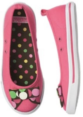 Новый с Ярлыками девочек 9 Gymboree чай для двух хлопок холст без шнуровки Athletic туфли на плоской подошве. $35 - Изображение 1 из 3