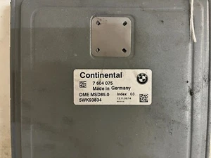 10-11 BMW 550i GT ENGINE COMPUTER CONTROL MODULE UNIT ECU ECM PCM 7604075 - Picture 1 of 5