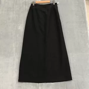 Miss Shop Women's Maxi Pencil Skirt Size 10 Black Lined Slit Career Work EUC - Picture 1 of 14