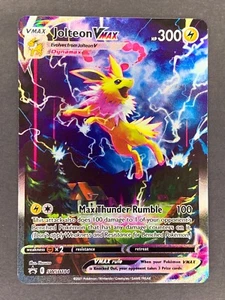 Jolteon VMAX SWSH184 Sword & Shield 2021 English Pokémon Card - Picture 1 of 2
